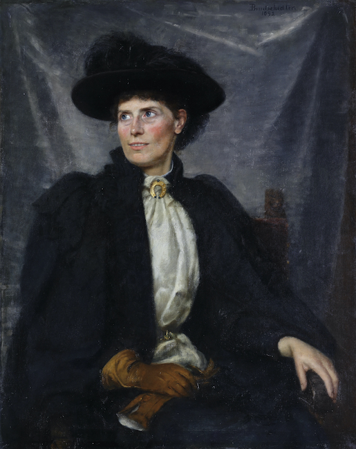 Emma Bindschedler, "Jenny Hippenmeyer", 1899, Mischtechnik auf Leinwand, 134 x 77.5 cm